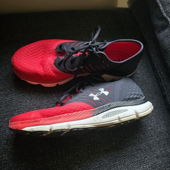 Under Armour Speedform Running Shoes Mens Black Red Size 13 main image 7